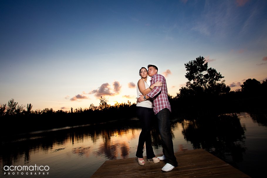 Danay + Joshua Tree Tops Park Engagement Session South Florida