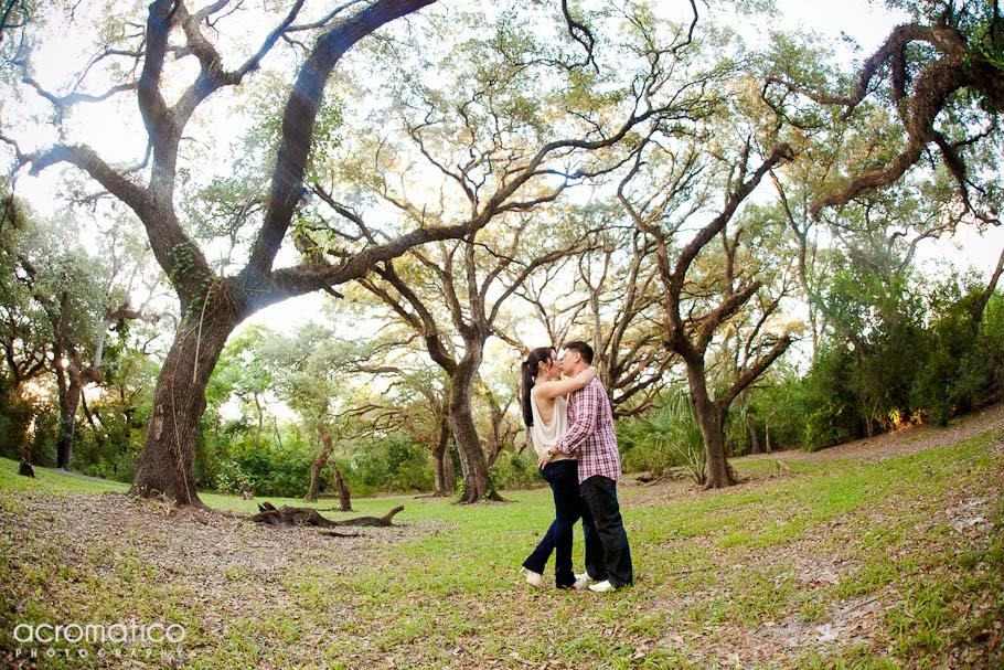 Danay + Joshua Tree Tops Park Engagement Session South Florida