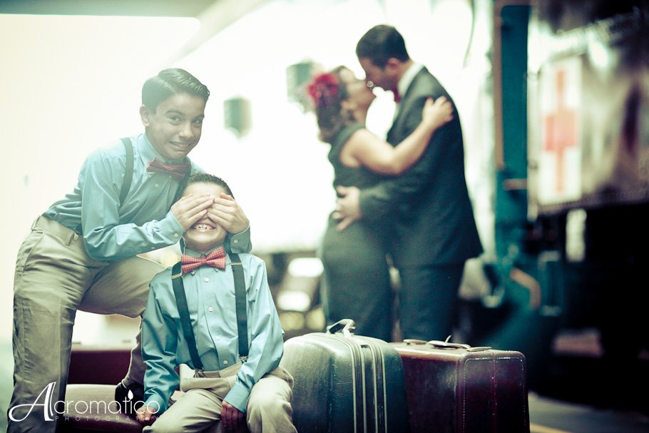 Gold coast train museum family portrait session-3