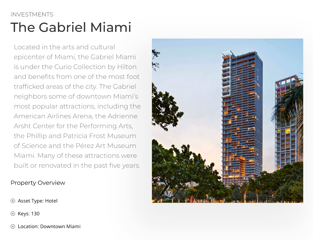 Gabriel Downtown Property Detail