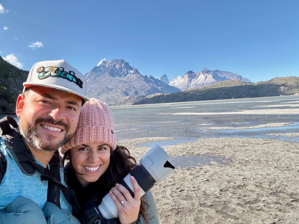 Italo and Ale in Patagonia